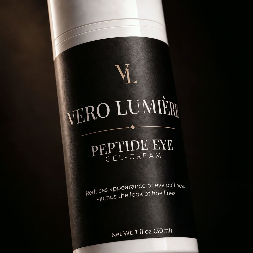 Gel-crema para el contorno de ojos con péptidos