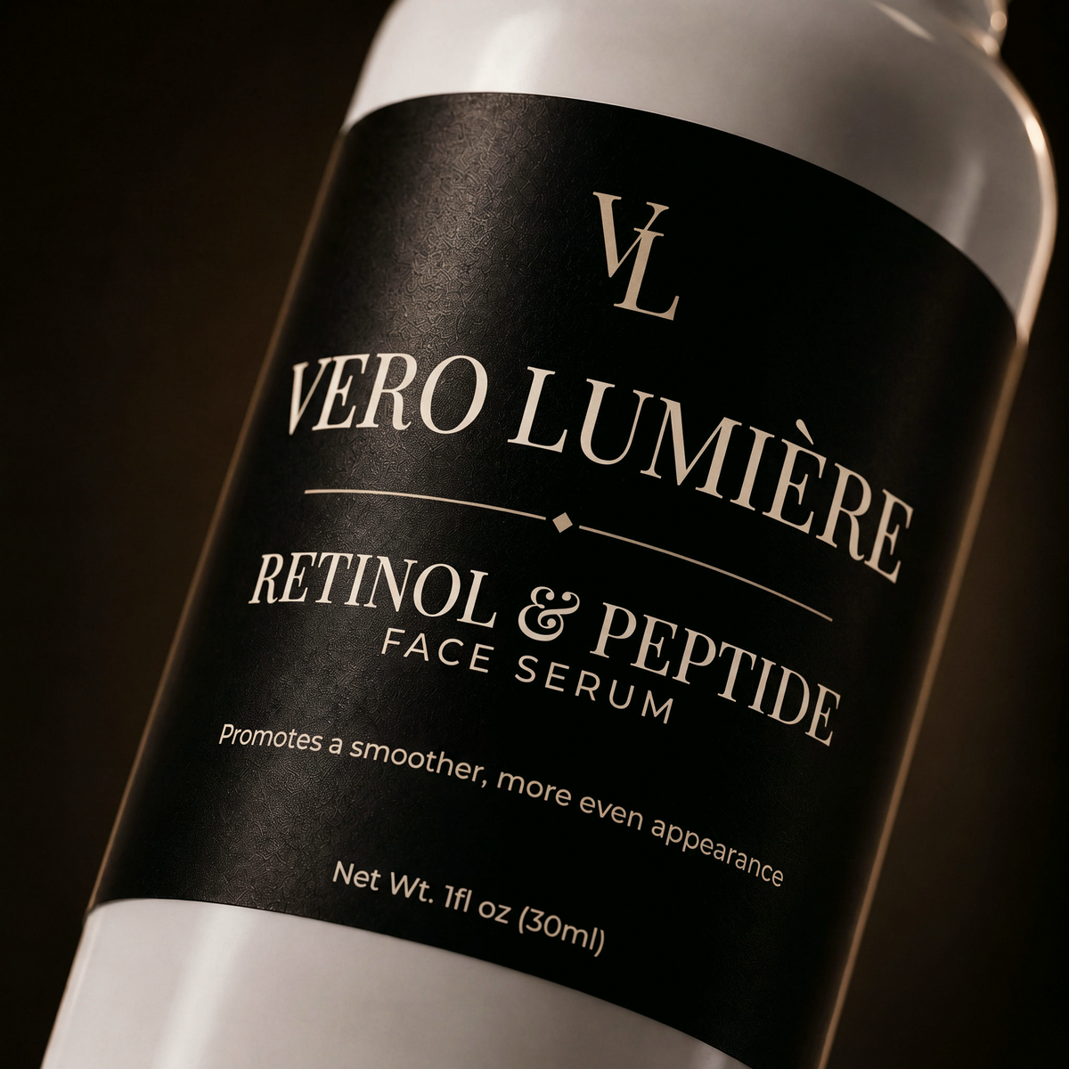 Sérum facial de retinol y péptidos
