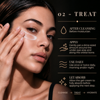 Gel-crema para el contorno de ojos con péptidos